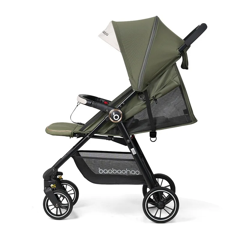 Cochecito de bebé plegable ligero con asiento reclinable - imagen 5