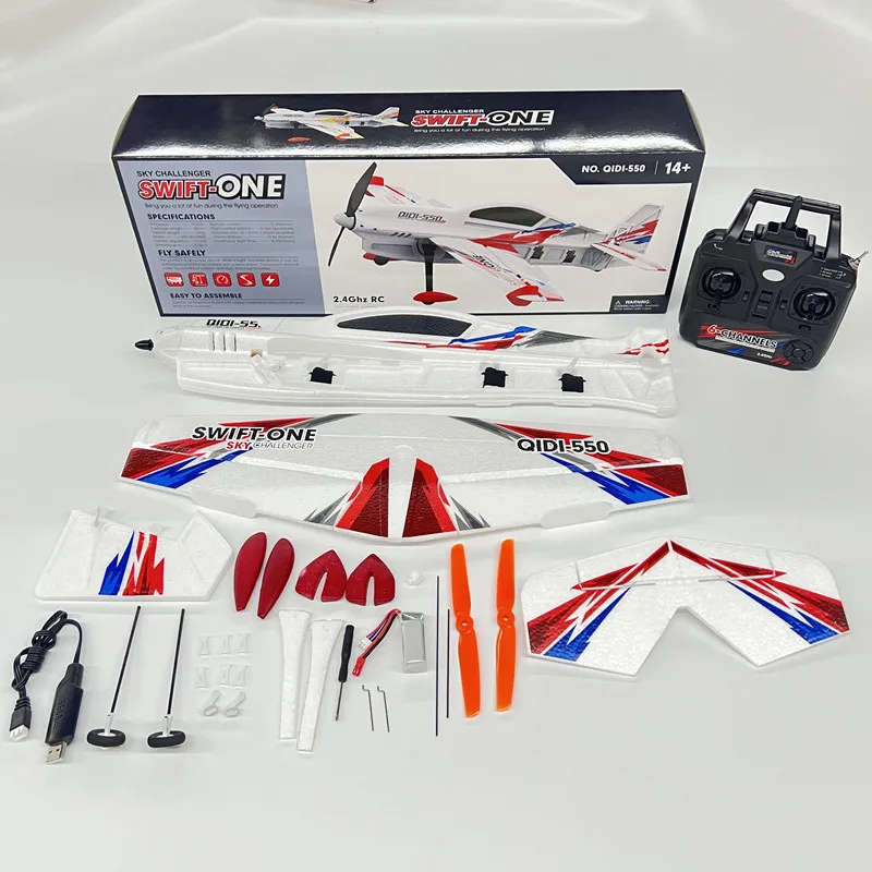Avión RC acrobático de espuma con motor sin escobillas para niños - imagen 3