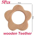 5pcs flower teether