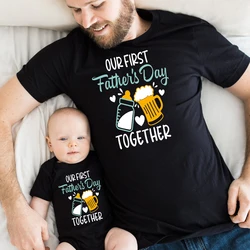 Conjunto padre e hijo para el Día del Padre – Mono bebé y camiseta