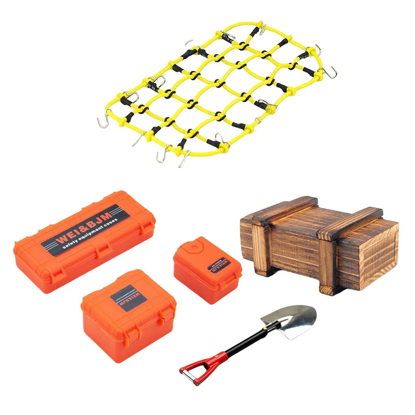 Decoración de techo de coche trepador de control remoto para actualización de oruga de control remoto 1/10 resistente para SCX10 - imagen 4