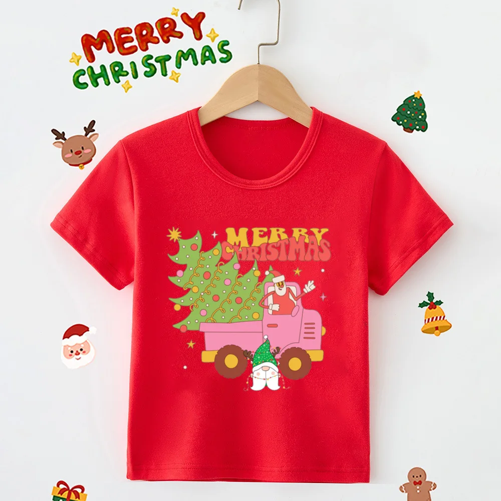 Camiseta navideña de reno para niño – Manga corta - imagen 5