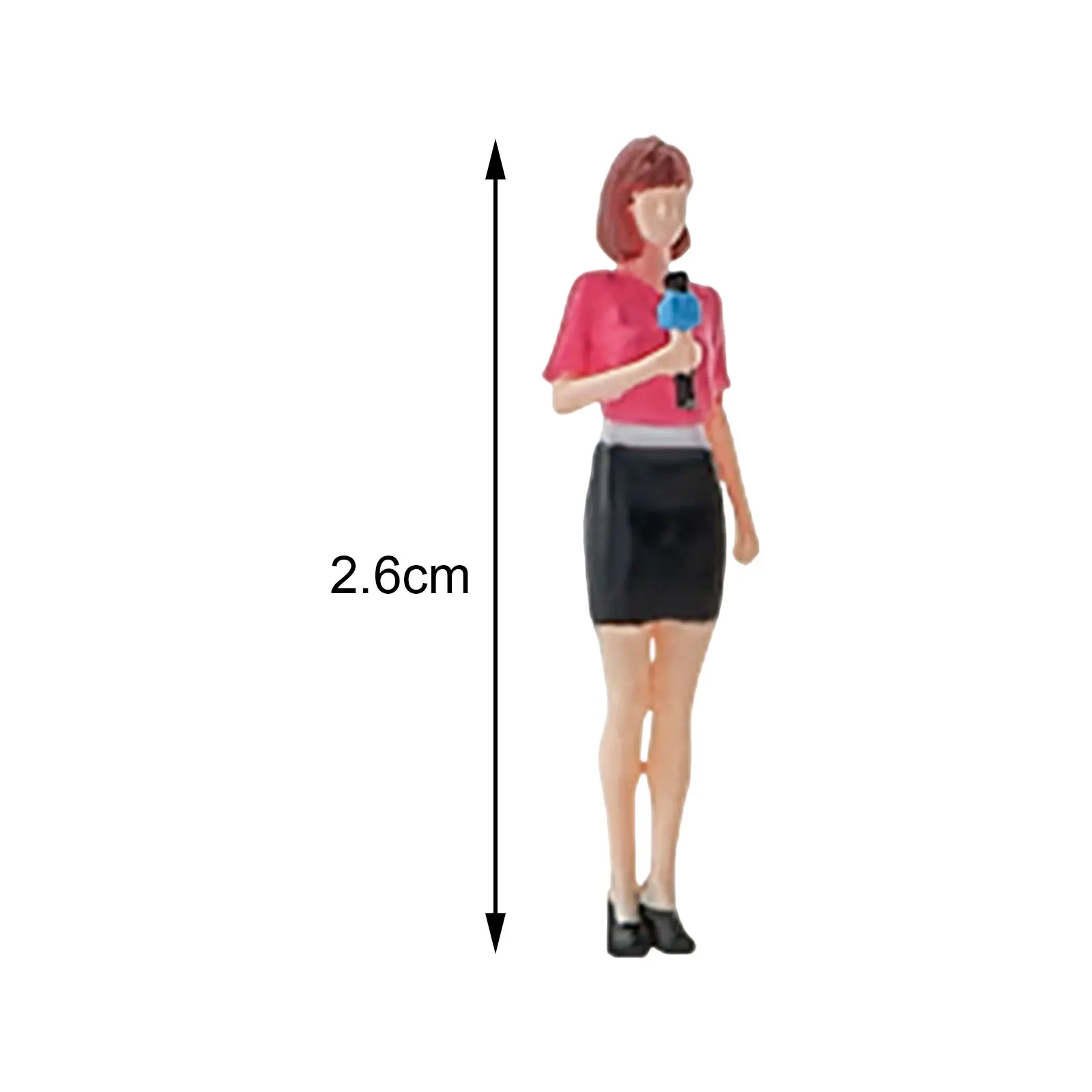 Female reporter
