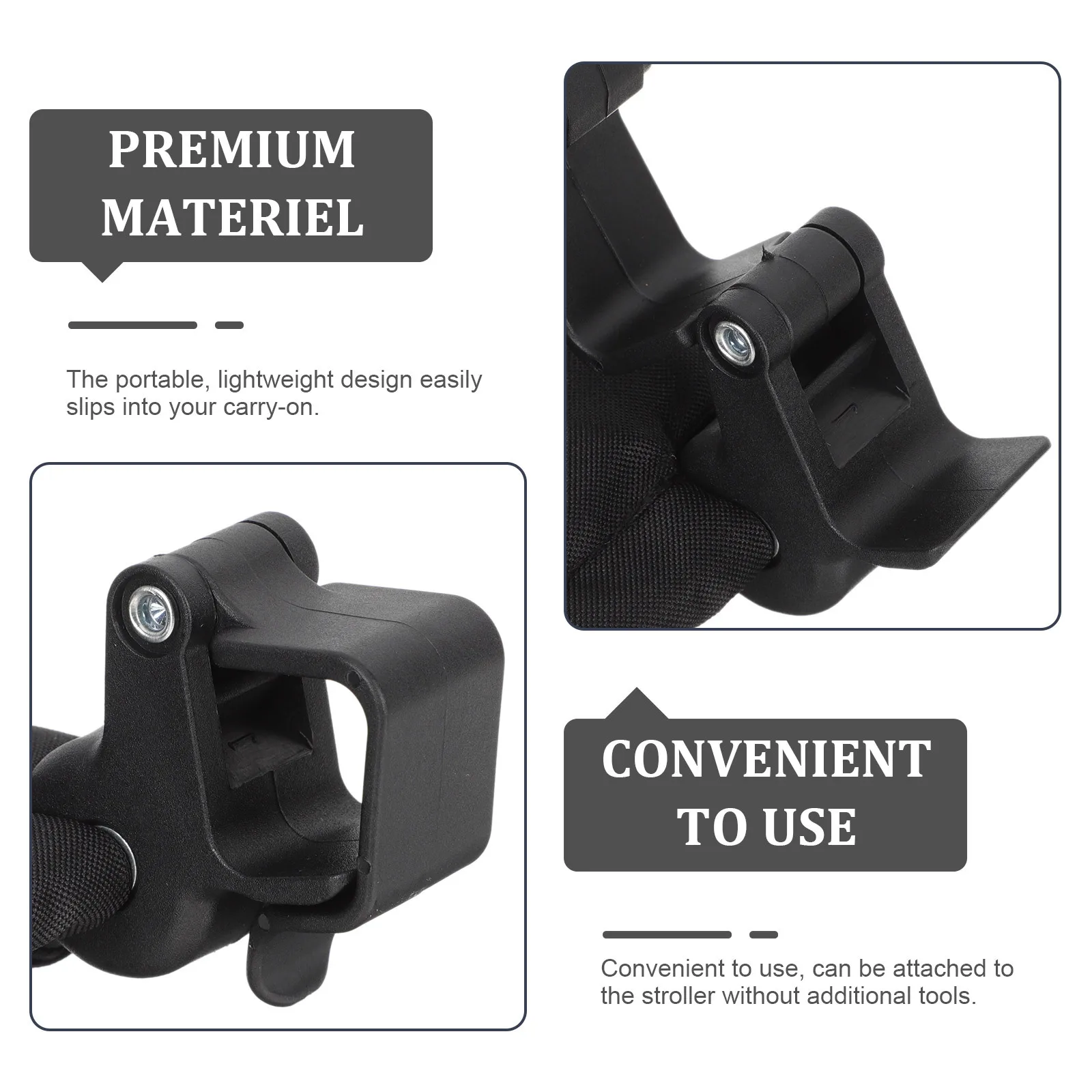 Reposapiés Universal para cochecito, accesorios extensibles para cochecito, plástico Oxford, posición plana ajustable de 90 grados