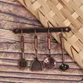 Brown-kitchen set