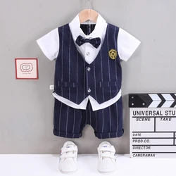 Ropa de verano bebé camisa manga corta pantalones cortos