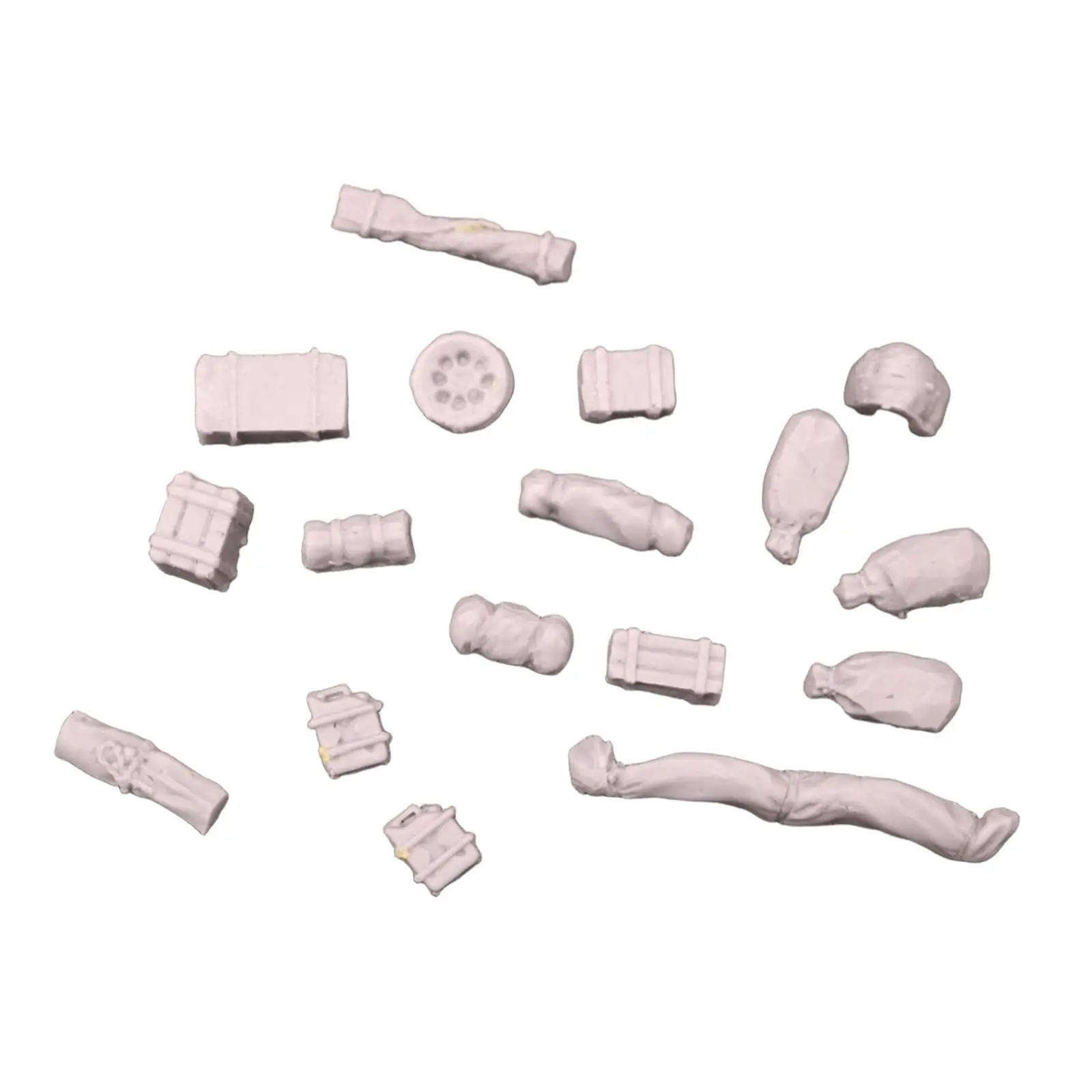 Terrain Scenery for Tabletop Paintable DIY Scene Collectibles Role Playing Game 1:72 Scale Replenishment Set Miniatures Model