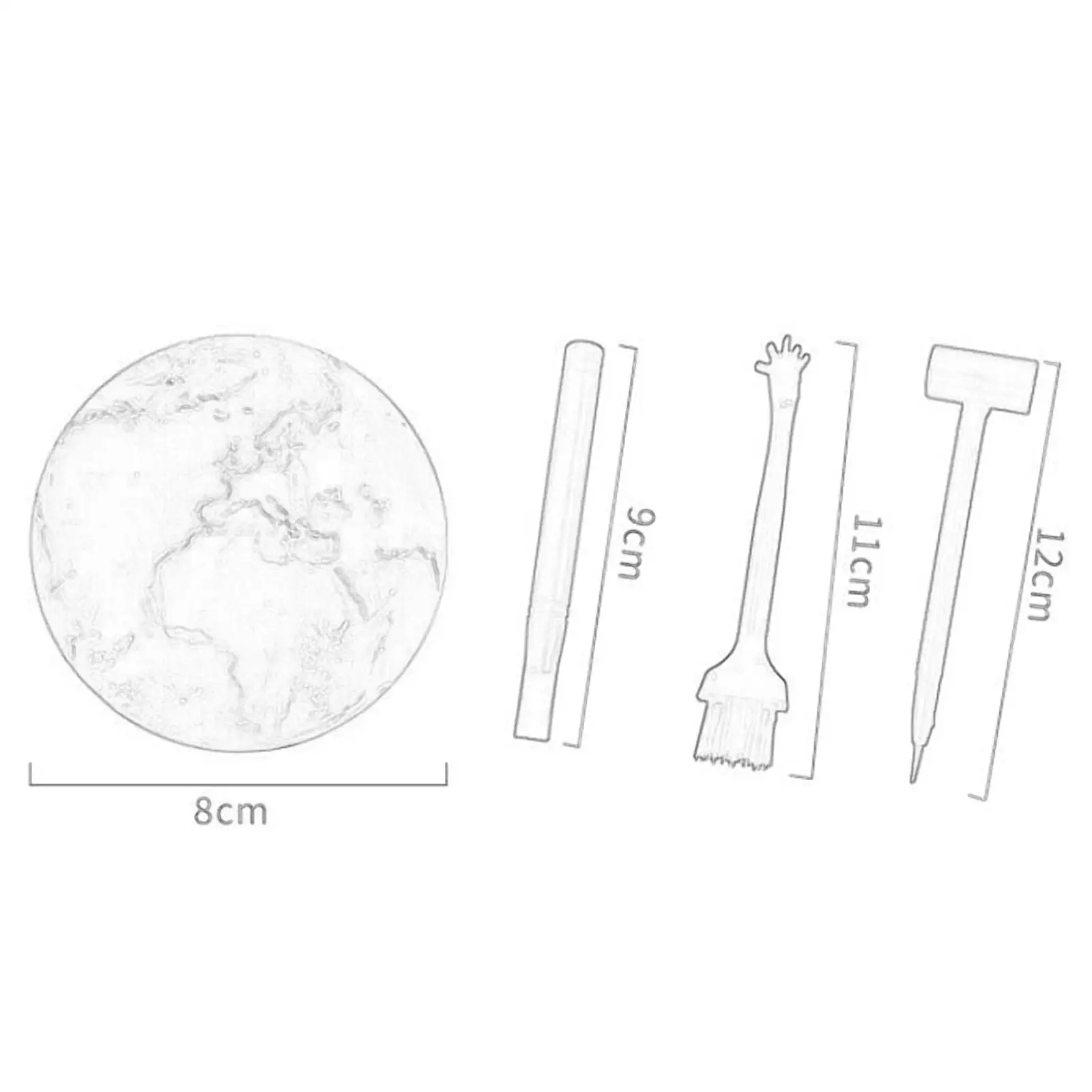 Gemstone Digging Kits Kid Rock Digging Excavation Kits Solar System Excavating Set for Age 8 and up Boys Holiday Present