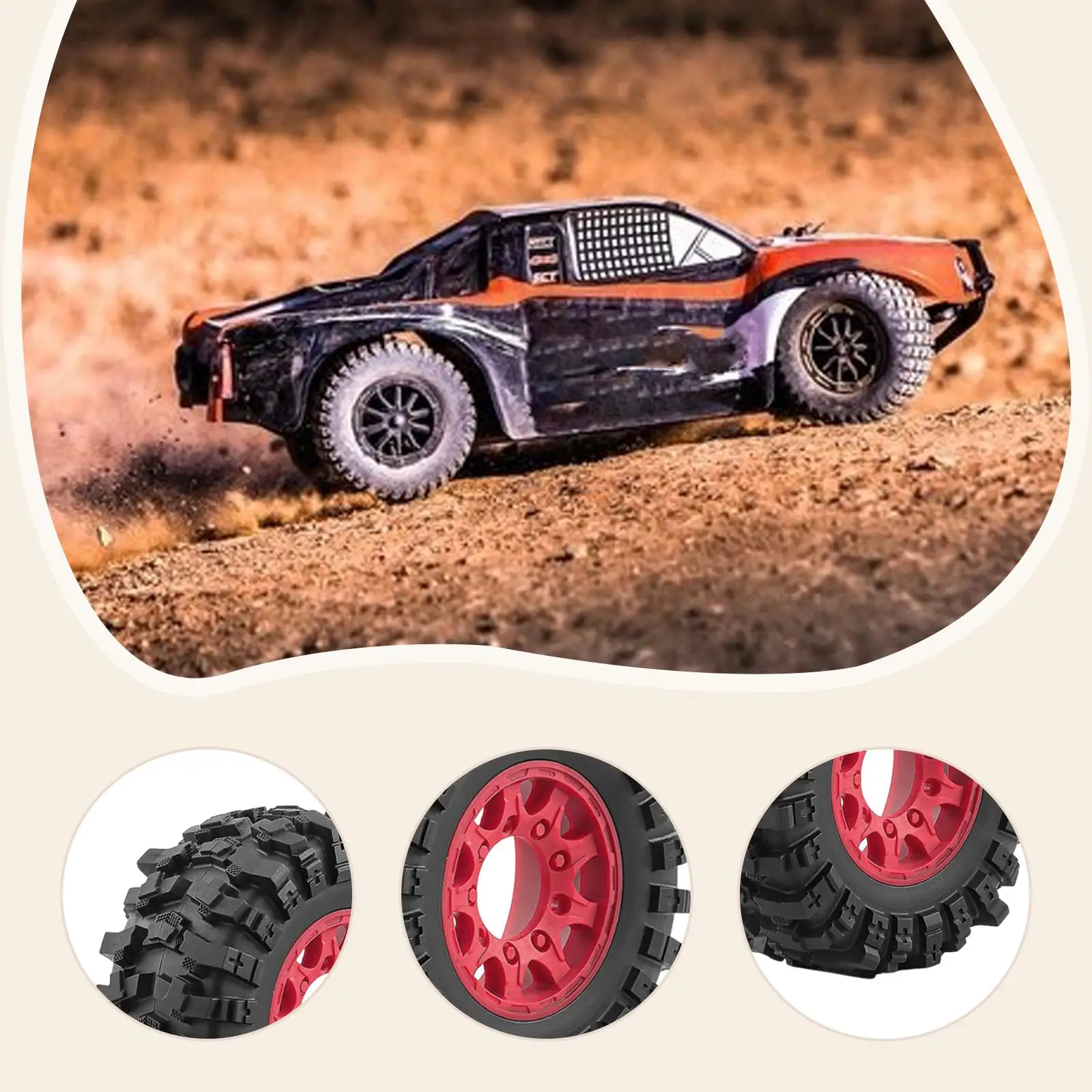 Neumáticos de recambio para coche radiocontrol Senton Slash - imagen 4