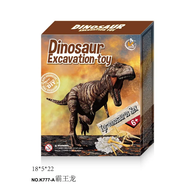 Kit de excavación de fósiles de dinosaurios, juguetes, modelo de esqueleto de Animal Jurásico, juego educativo arqueológico de minería científica, regalo para niños - imagen 3
