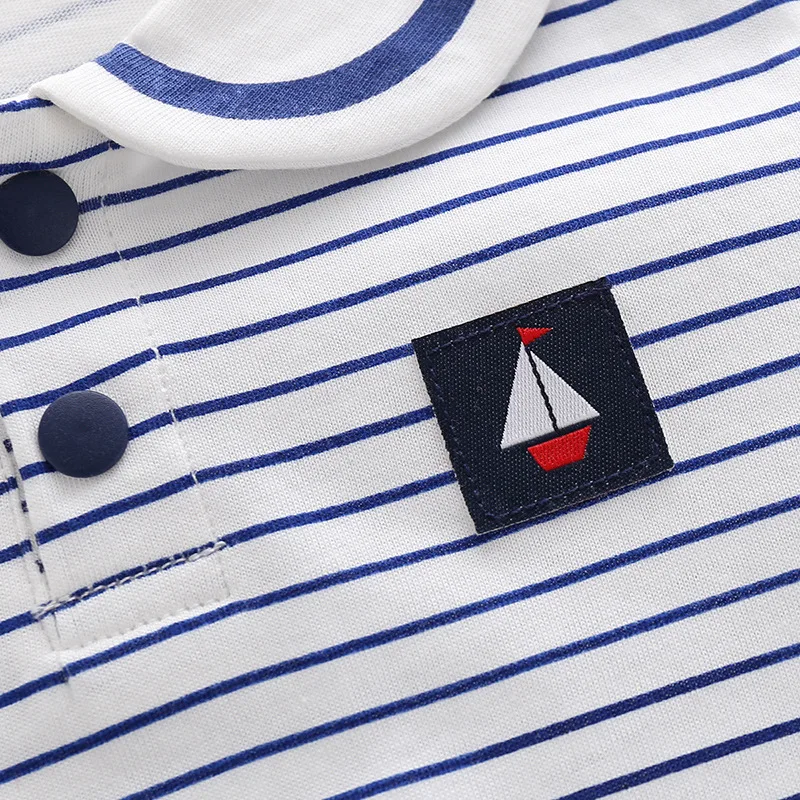 Body para recién nacido, peleles de manga corta de algodón para bebé, ropa de verano para niñas y niños, monos a rayas de una pieza para niños de 0 a 2 años - imagen 4