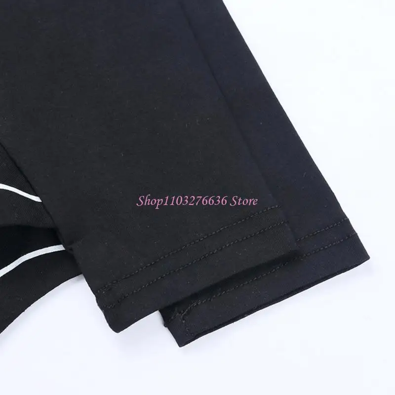 R6FD elegante conjunto peleles y sombrero murciélago algodón para niños pequeños ropa Halloween mono - imagen 5