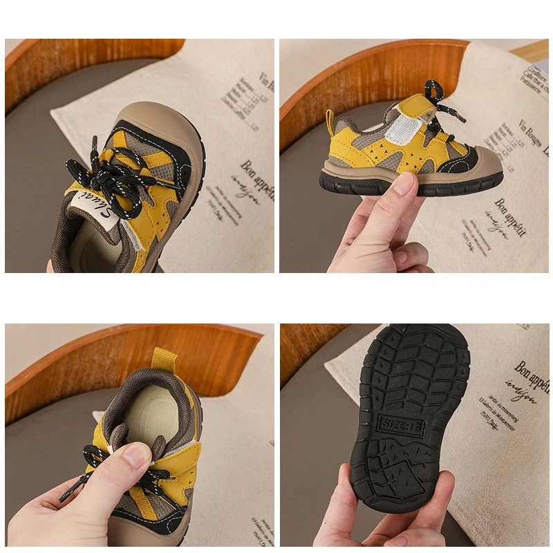 Zapatos de senderismo para niños y niñas, zapatillas de deporte para exteriores, zapatos informales para correr, suela suave antideslizante, zapatos para niños pequeños - imagen 5