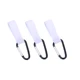 3pcs White