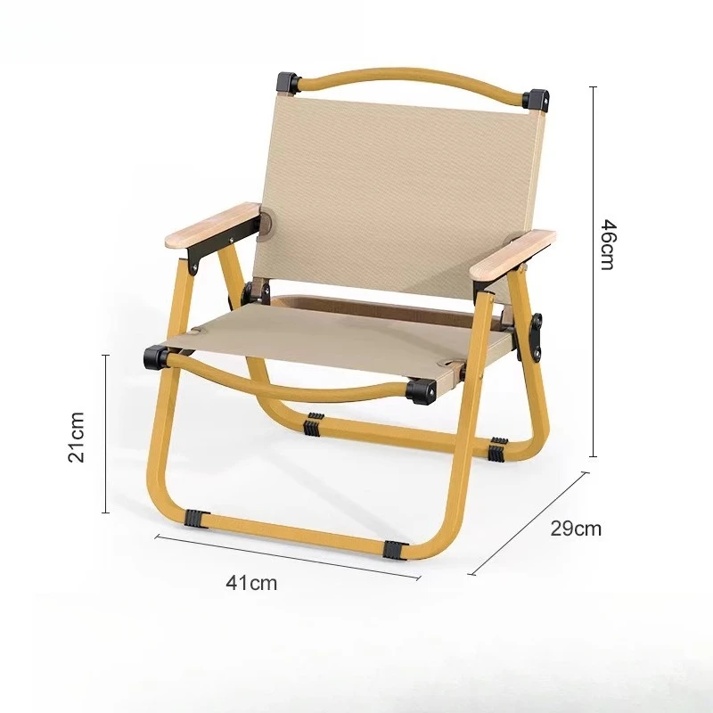 Kmiter Silla de camping transpirable plegable para niños aluminio - imagen 5