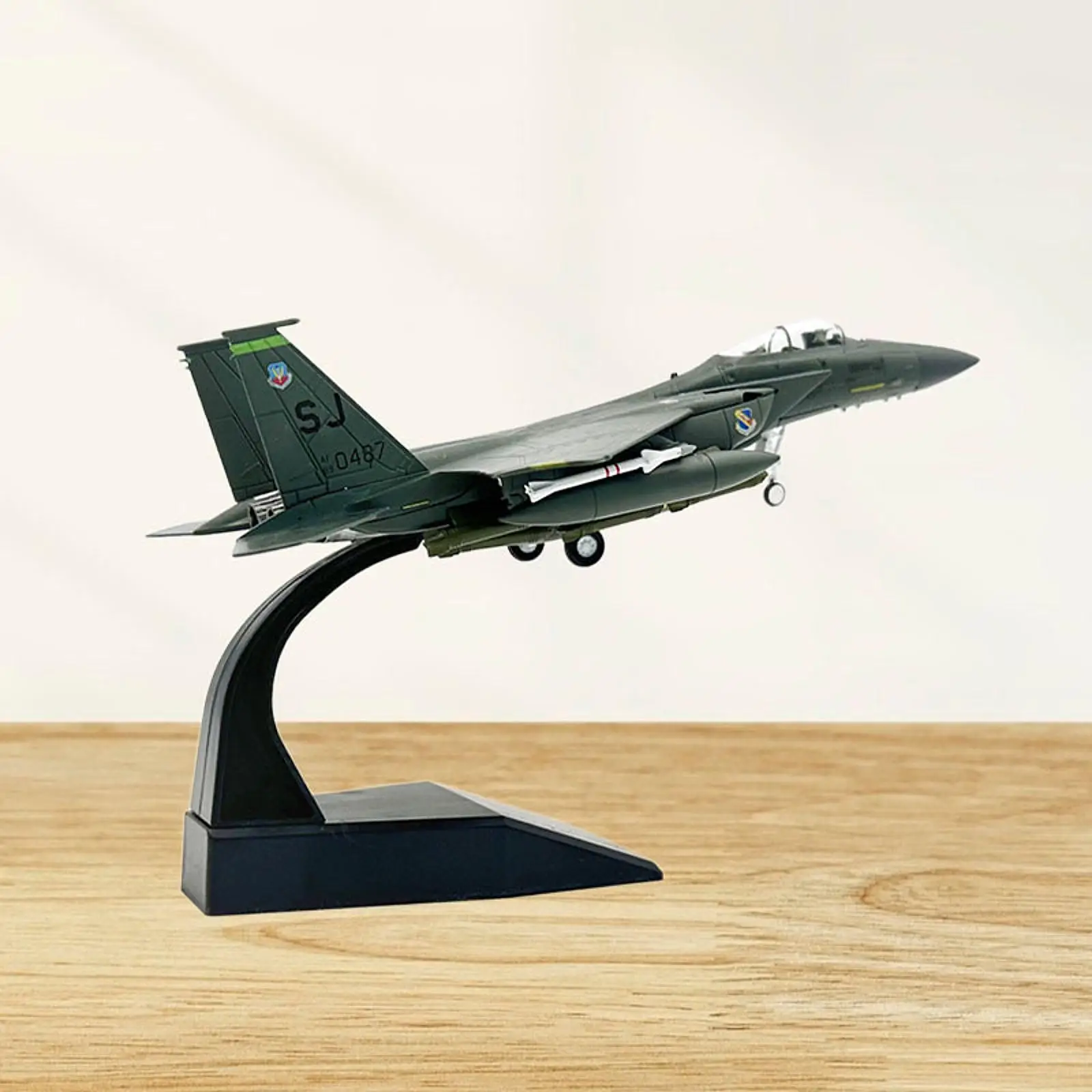 1:100 Fighter Jet Model Metal Aircraft Model Souvenir Gift with Base Diecast Plane Model Airplane Model for Home Cabinet Boys