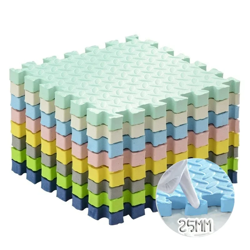 Alfombrilla puzzle bebé – Alfombra juego Tatami suave entrelazada