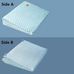 Almohada de alimentación de bebé de 0 a 1 año, almohada con pendiente de leche antiescupir para recién nacido, almohada suave de terciopelo de frijol de Color sólido para bebé agradable para la piel