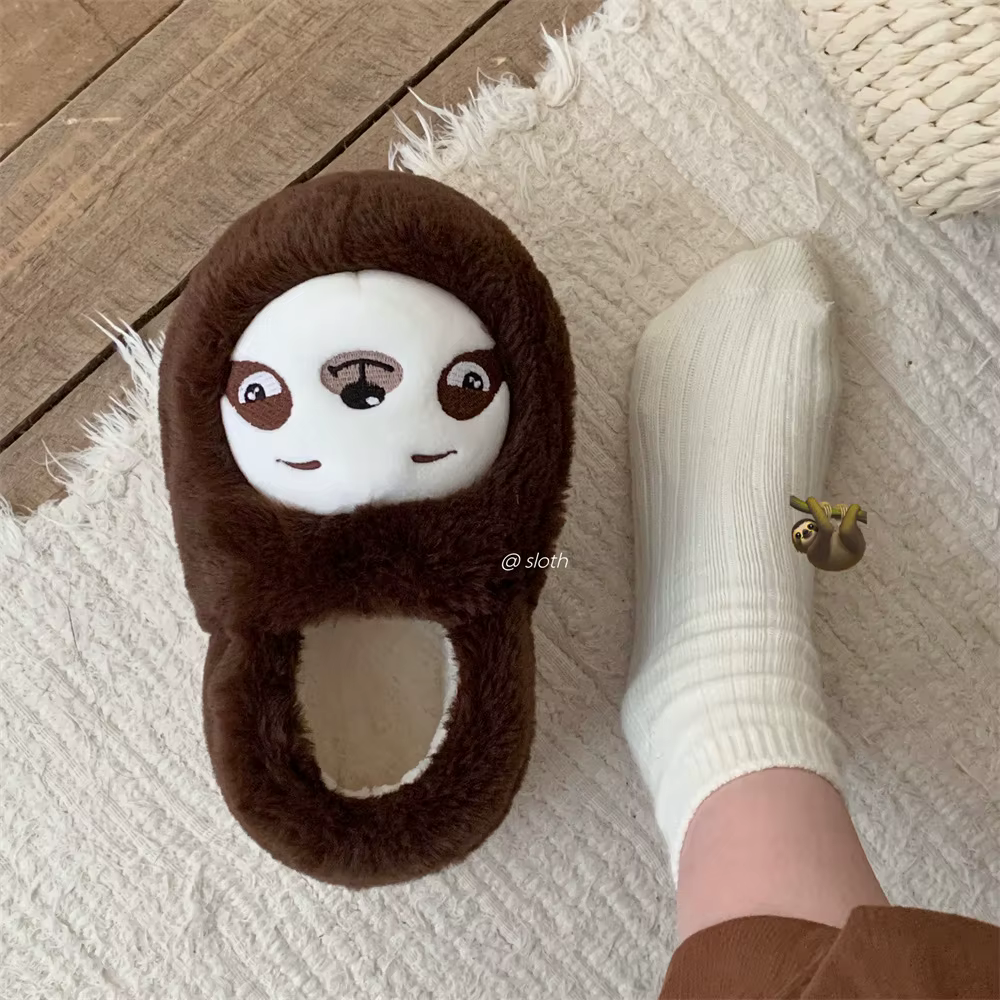 Zapatillas de casa antideslizantes en felpa cálidas unisex - imagen 3