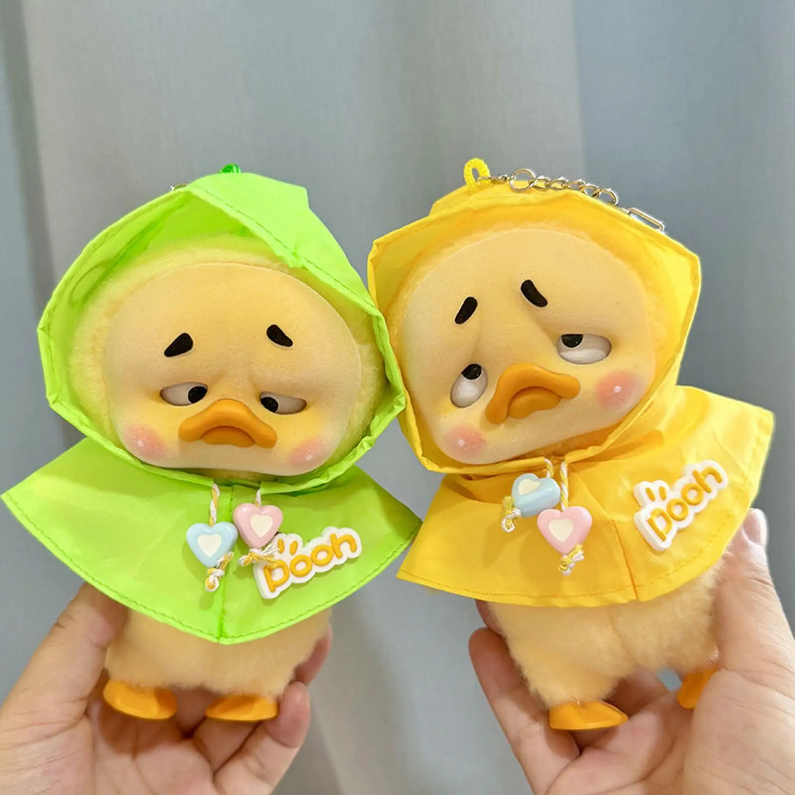 Duck Stuffed Animals Clothes for 15cm Doll Fashion Dress up Costumes Photo Props DIY Soft Doll Clothing Doll Raincoat Cartoon