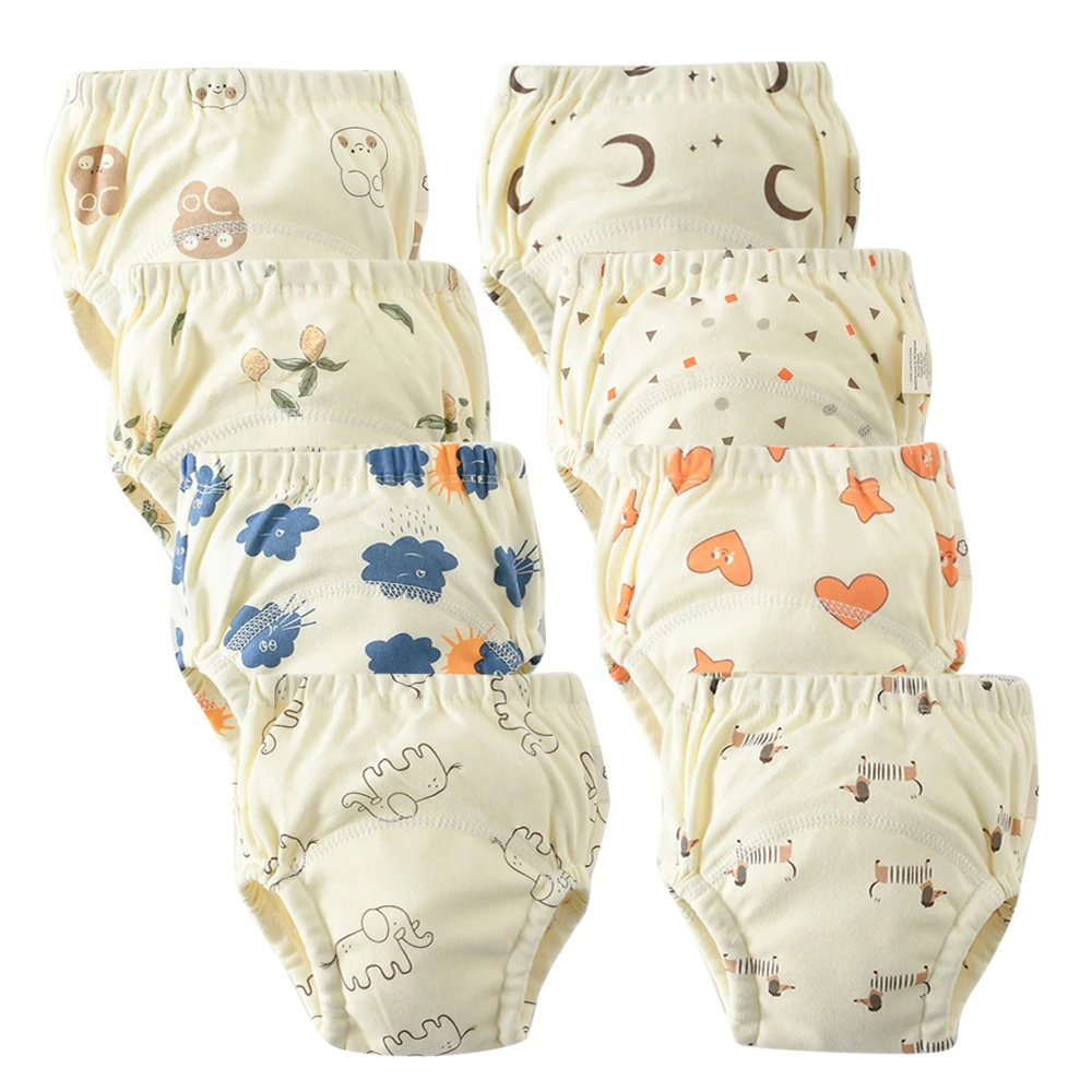 Pantalones entrenador orinal de algodón absorbente reutilizables