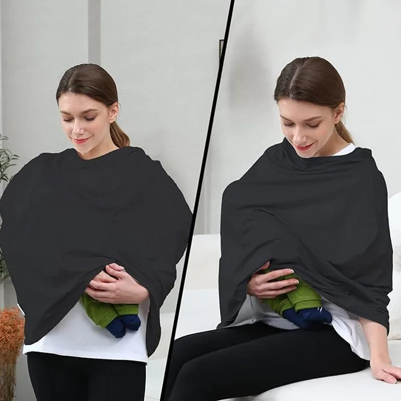 Funda de asiento de seguridad para bebé, mantas para cochecito, toalla de lactancia multifuncional, manta suave para asiento de coche, accesorios para bebés recién nacidos - imagen 2