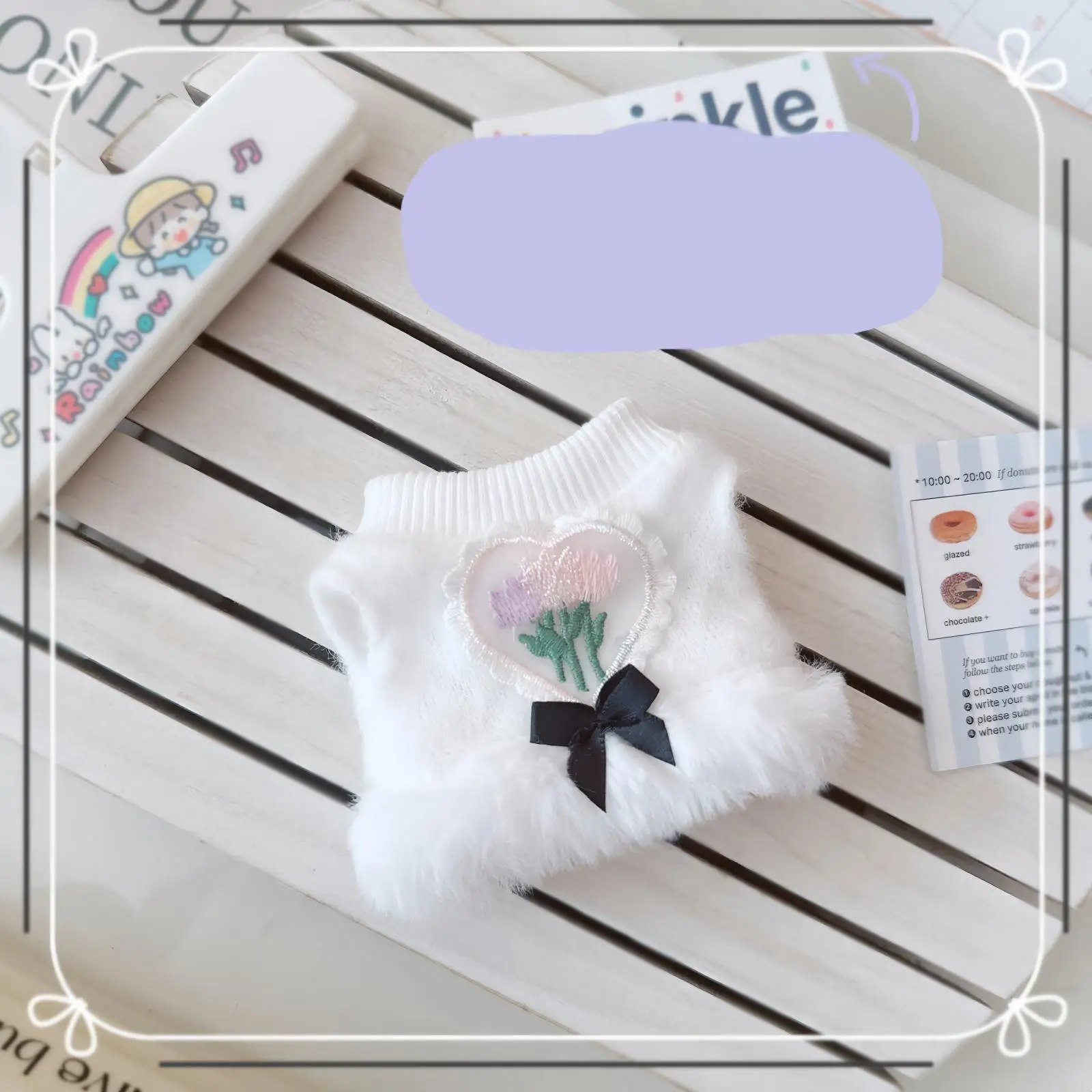 Doll Clothing Set for 6.69'' Plush Toy, Miniature Dress for Photo Opportunities