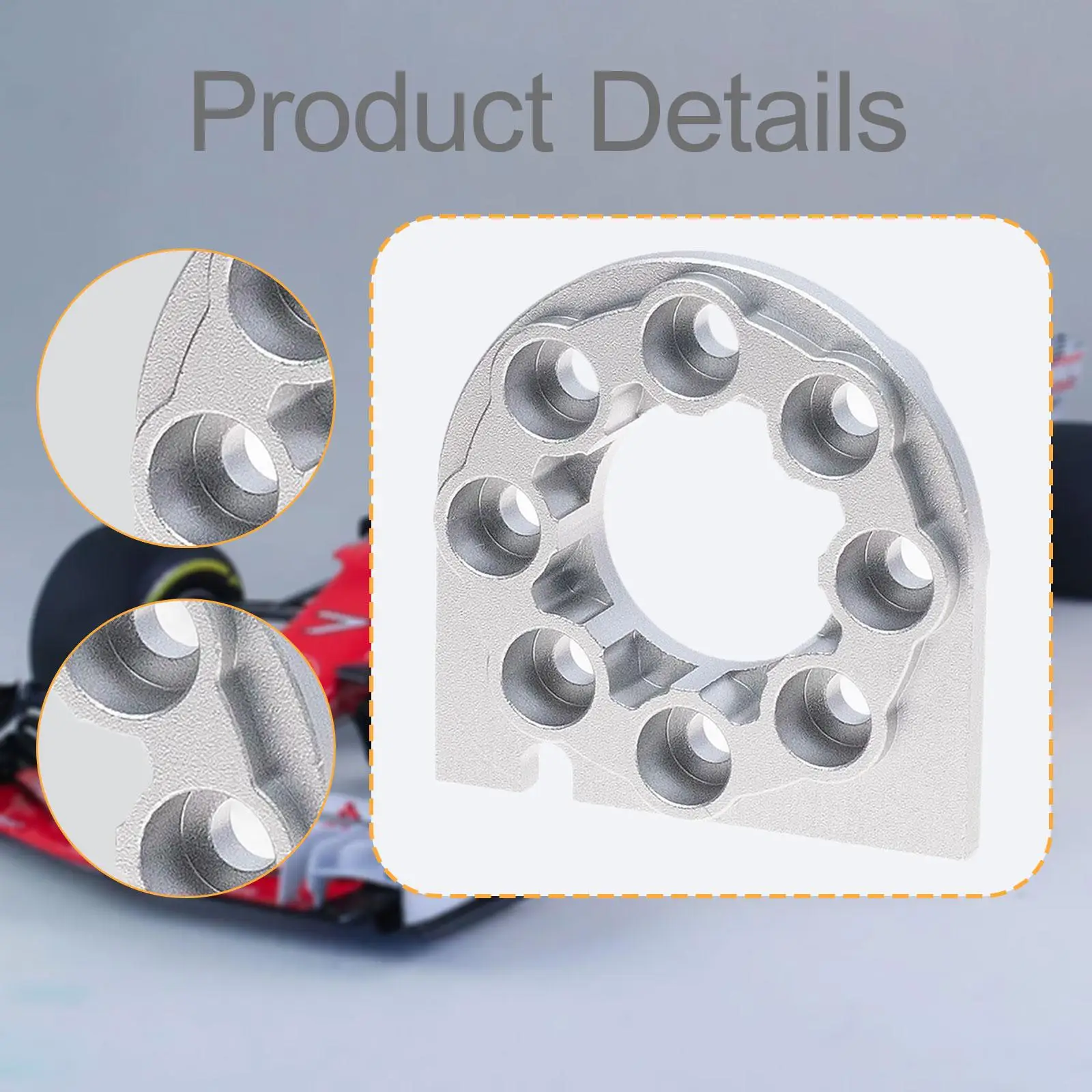 Placa de montaje de Motor RC, piezas mejoradas, accesorios de repuesto, asiento de montaje de Motor de Metal - imagen 5