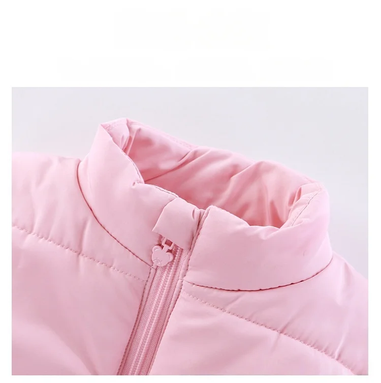 Ropa para niños de 1 a 7 años, chaleco grueso con forro para niñas, chaleco cálido para niños, chaqueta acolchada de lana sin mangas - imagen 5