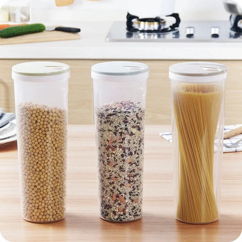 Contenedor hermético de alimentos transparente para cocina y despensa - imagen 3