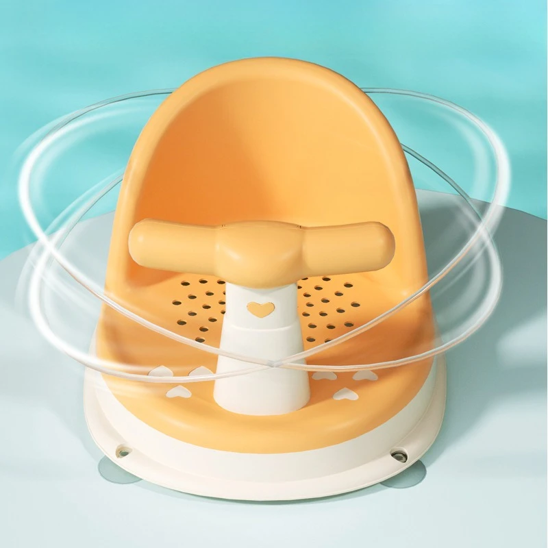 Asiento de baño antideslizante para bebé – Universal para bañera y fregadero - imagen 4