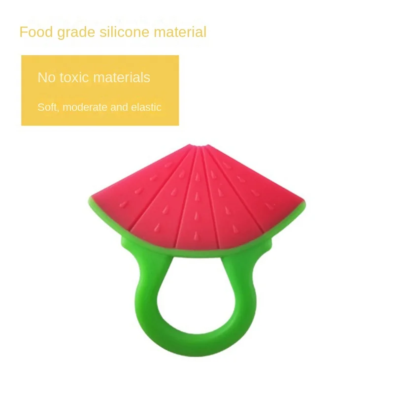 Cepillo de dientes de entrenamiento de silicona para bebé, mordedor seguro para niños, juguetes para masticar, anillo de dentición, regalo, masticar para bebé - imagen 4