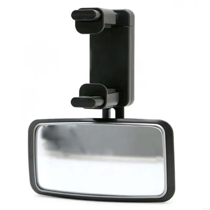 Espejo observación para bebé automotriz D7YD, espejo retrovisor para asiento trasero con ángulos amplios ajustables - imagen 5