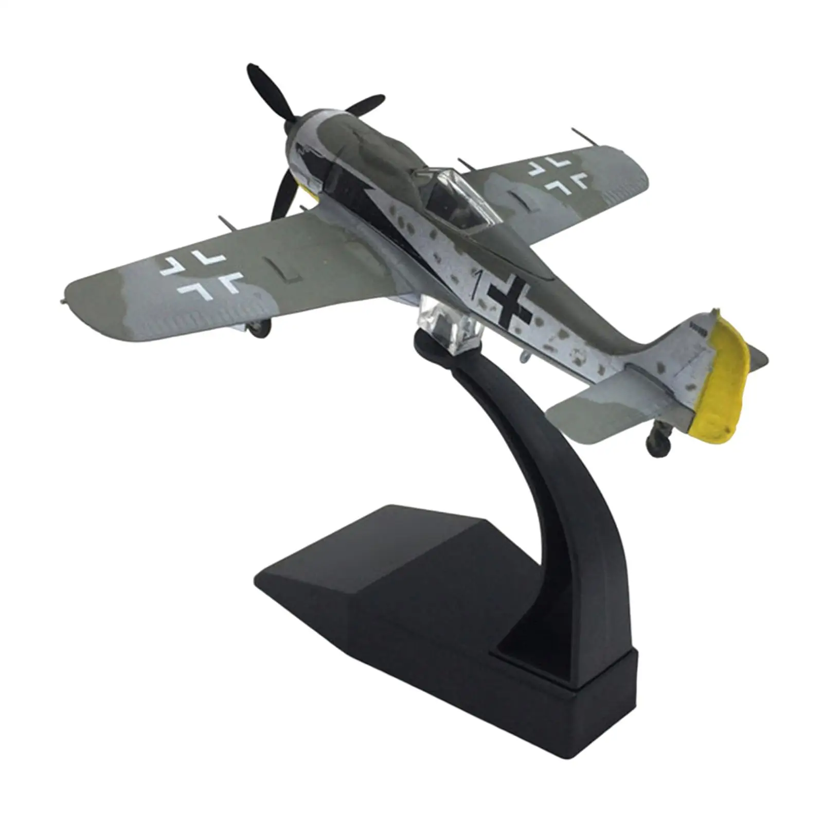 1/72 fw190 Home Decor Tabletop Decor Fighter Model for Gift Collectables