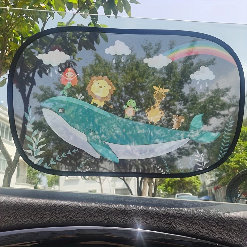 Parasol para ventana de bebé, parasol para coche, protección UV, parasol estático para ventana lateral, accesorios para coche para bebés y niños - imagen 5