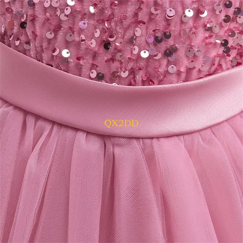 Prinzessin vestido de verano niña con tul y estrellas para fiestas - imagen 3