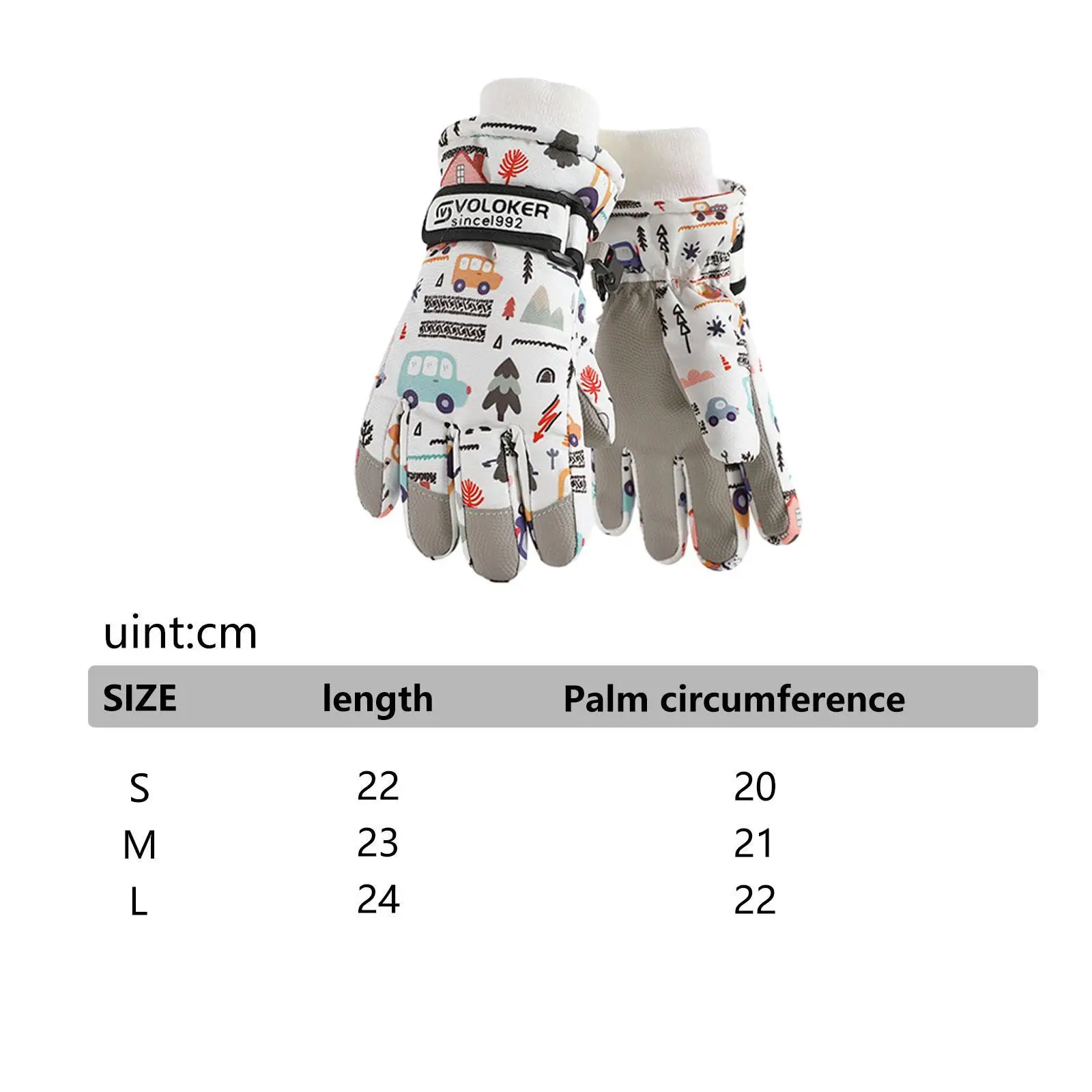 Children's Ski Gloves, Winter Gloves, Cold Weather Gift, Snowboard Gloves, Ski Gloves for Running, Bike, Snow Sports