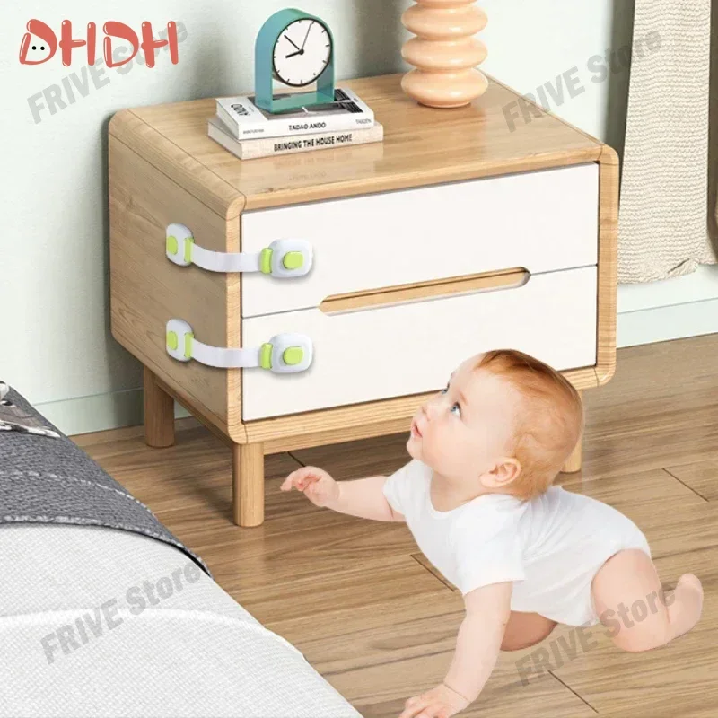 Cerradura de seguridad para niños, protección de armario para niños, cerradura de puerta de gabinete de seguridad, cerraduras protectoras para cajón de refrigerador para bebés - imagen 4
