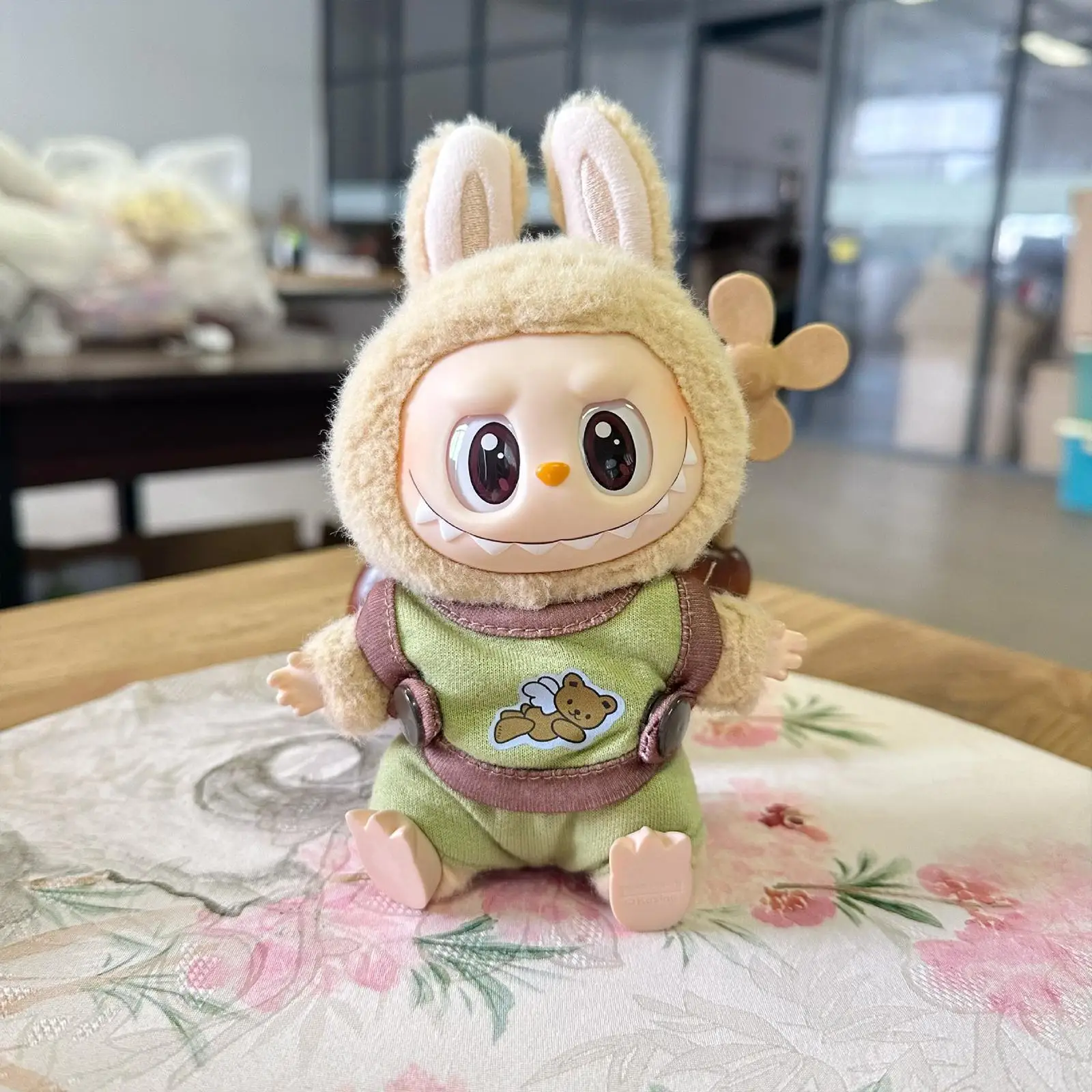 15cm 17cm Doll Clothes Summer Outfit Set Soft Creative for Plush Toy Dress up Doll Costumes Cloth Doll Apparel Doll Top Pants
