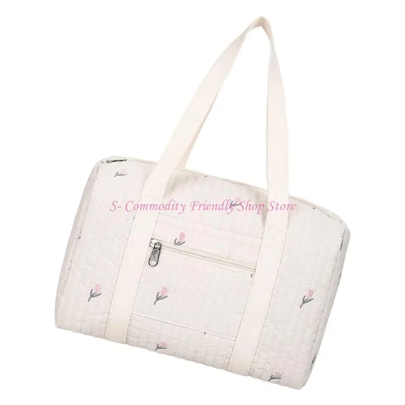 Bolsa pañales 85ae con bolsillo para biberones Producto esencial Amplio Baby Nappy Organizador para salidas viajes - imagen 3