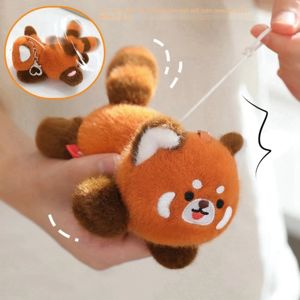 Llavero de peluche panda con cola giratoria para niños - imagen 4