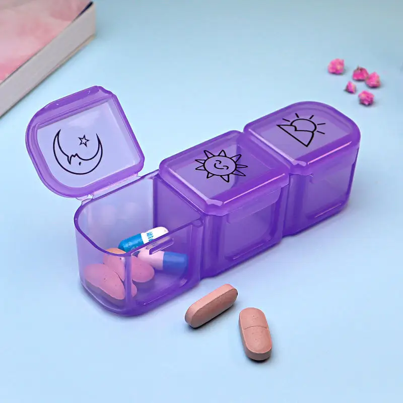 Pastillero bebé organizador de pastillas – estuche viaje medicamentos - imagen 4