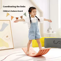 Balancín con tobogán para niños – Juguete de equilibrio interior y exterior