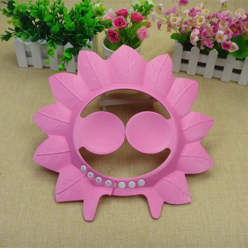 Gorro de baño suave y seguro para Baby Shower, gorro de baño para niños, gorro protector de baño impermeable, visera de Ducha, Gorro para niños pequeños - imagen 3