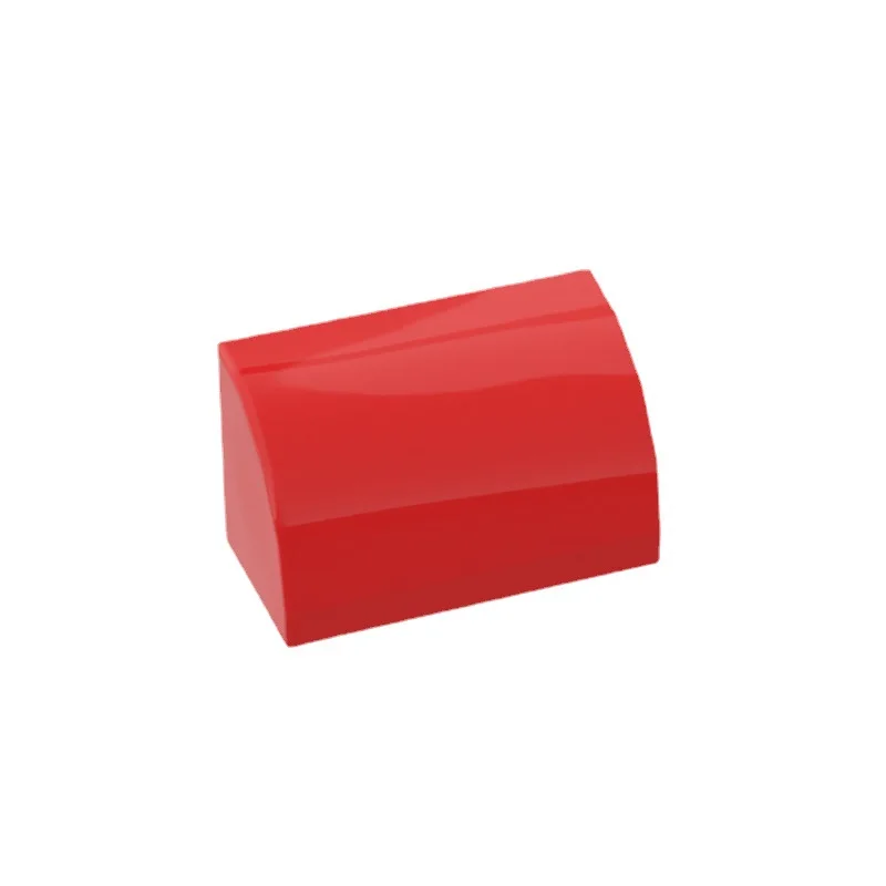 100 Uds. Piezas de ladrillos MOC compatibles 37352 pendiente curvada 1x2x1 bloques de construcción partícula DIY ensamblar juguete cerebral para niños regalo de cumpleaños - imagen 5