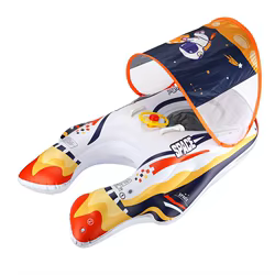 Swimbobo Flotador inflable para bebé con diseño de nave espacial