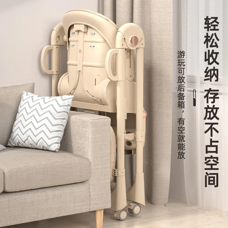 Trona plegable multifunción para bebé – Silla de comer infantil - imagen 2