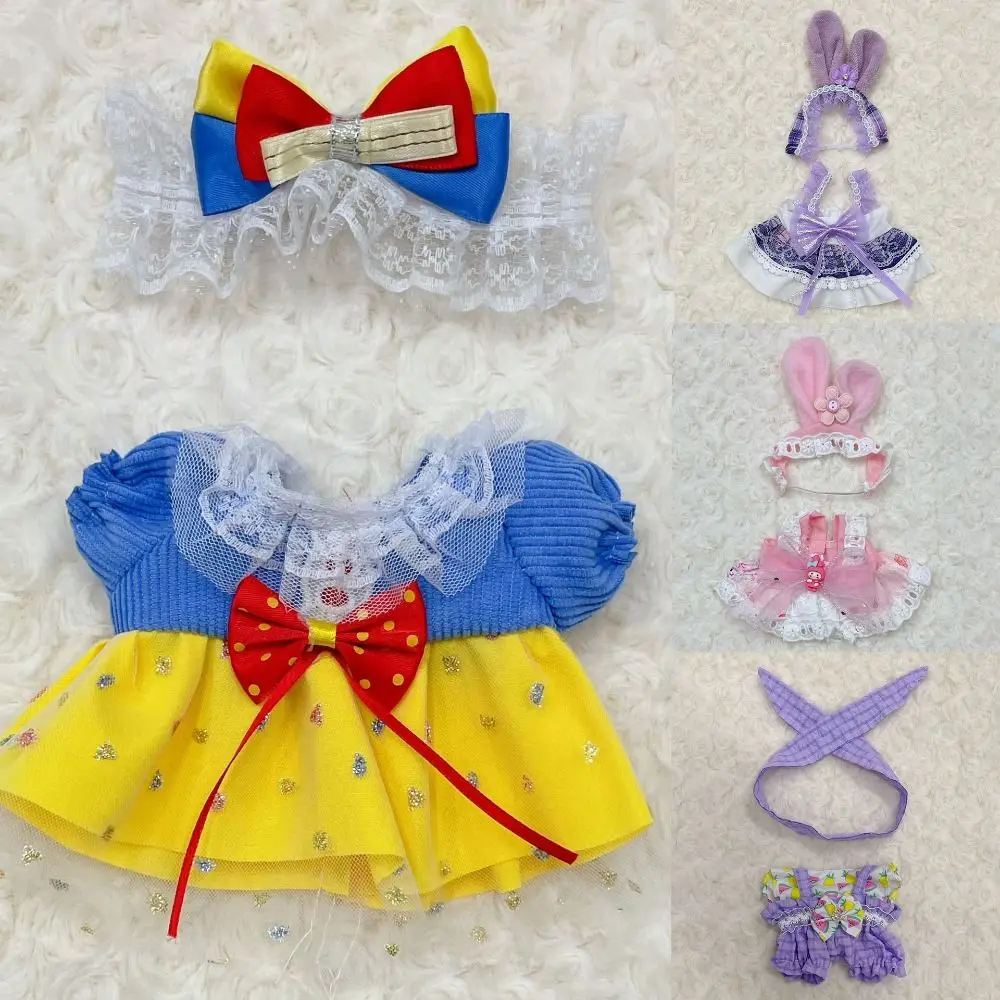 Ropa bonita para muñecas con diadema de dibujos animados, accesorios, 10 estilos, ropa para muñecas de peluche, decoración de ropa - imagen 3