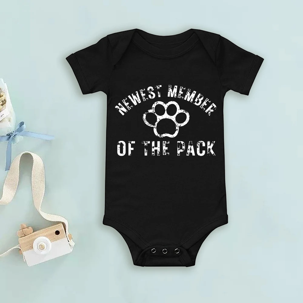 Body para bebé de miembro del paquete, bonito anuncio de embarazo, pelele para bebé, traje de ducha Newbron, ropa para niños y niñas, novedad de 2025 - imagen 4