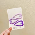 3pcs purple heart